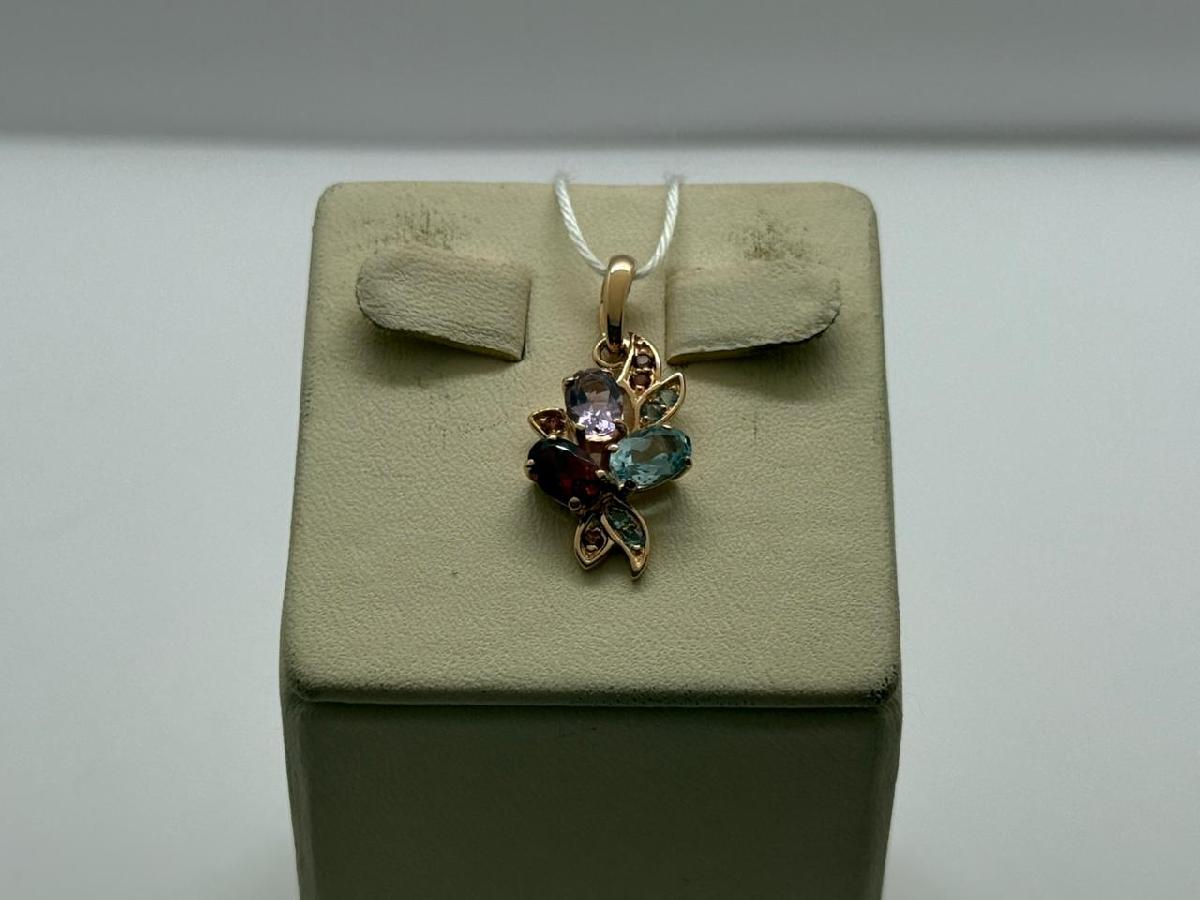 ПОДВЕСКА С КАМНЯМИ (Au 585)