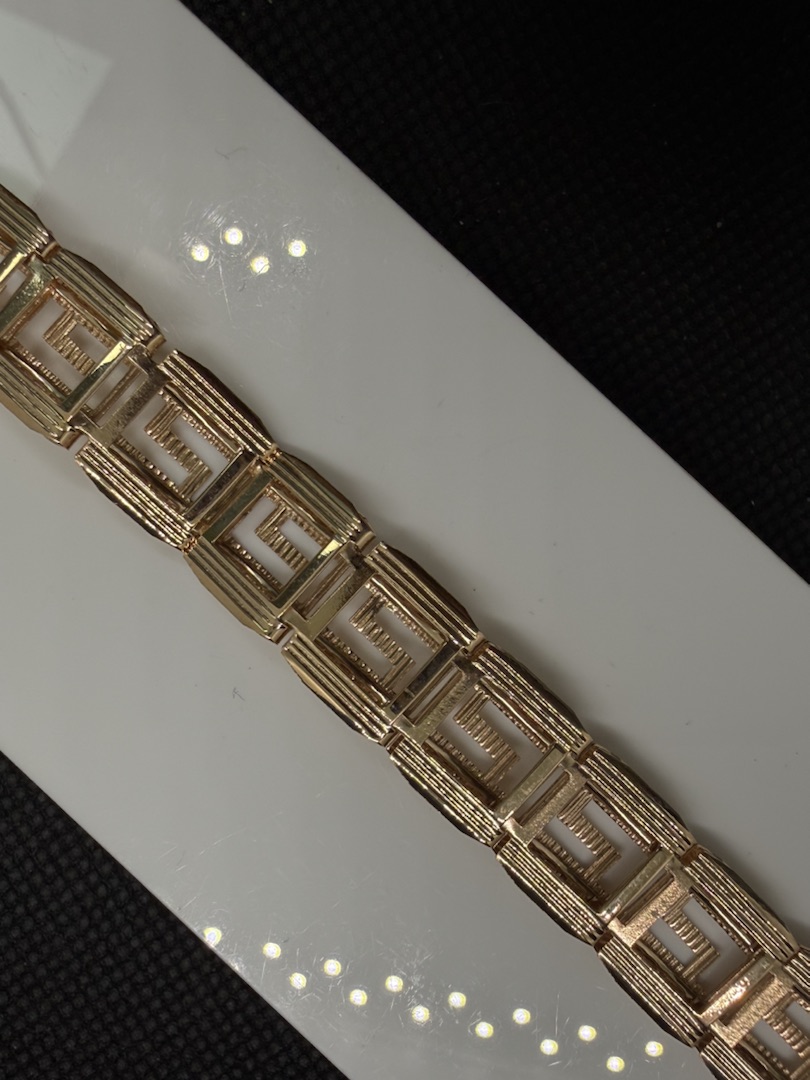 БРАСЛЕТ ПУСТОТЕЛЫЙ Фантазия Au 585