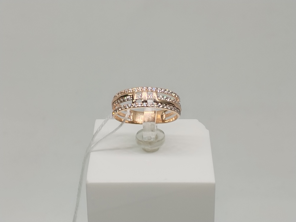 КОЛКМИ585 КОЛЬЦО С КАМНЯМИ (Au 585)