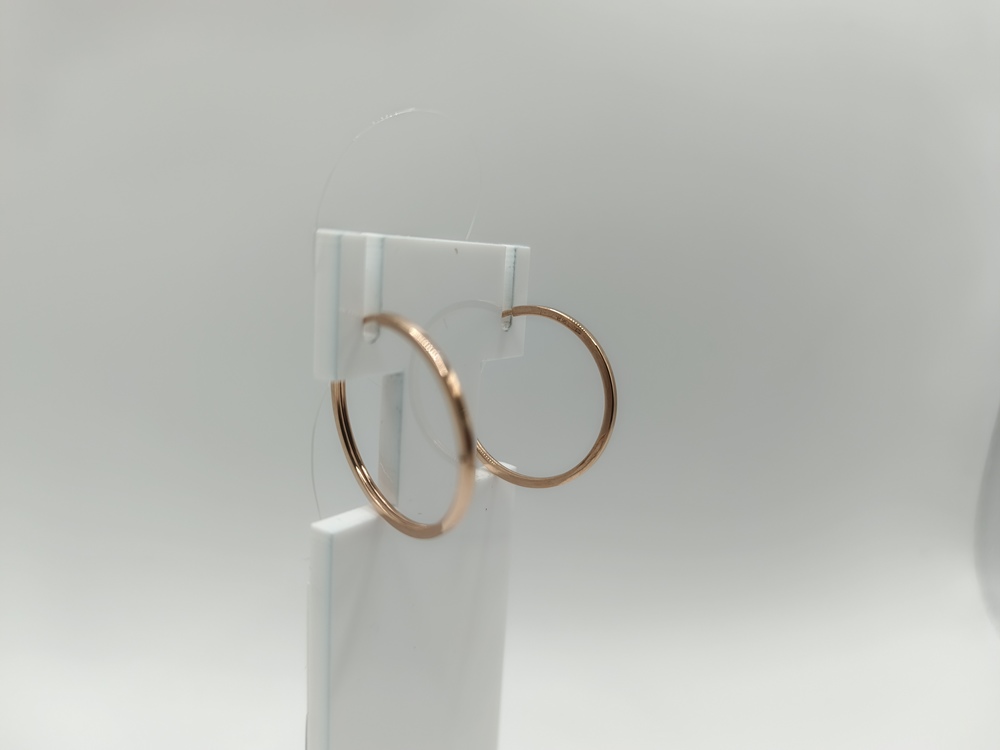 03-207337 СЕРЬГИ КОНГО без камня (Au 585)