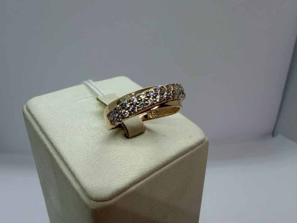 КОЛКМИ585 КОЛЬЦО С КАМНЯМИ (Au 585)