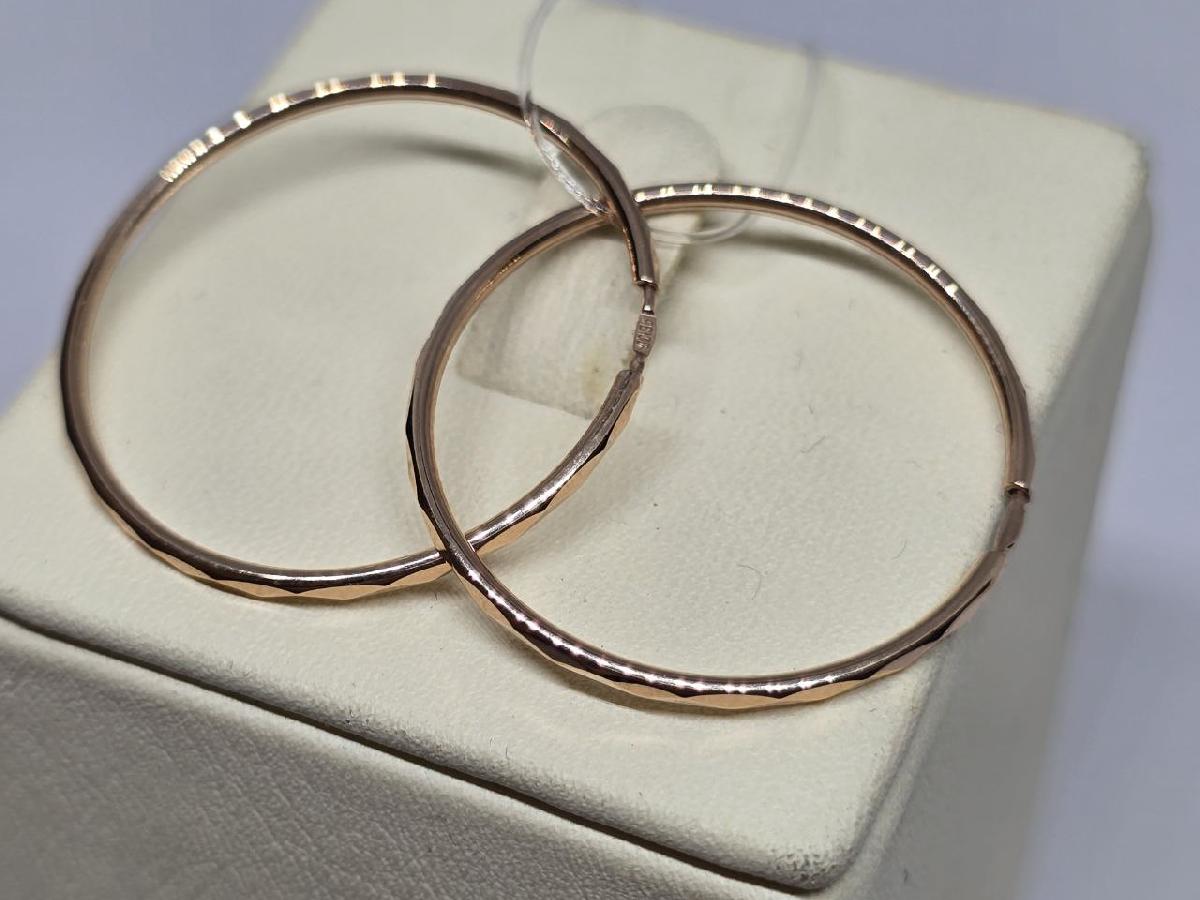 СЕРЬГИ КОНГО без камня (Au 585)