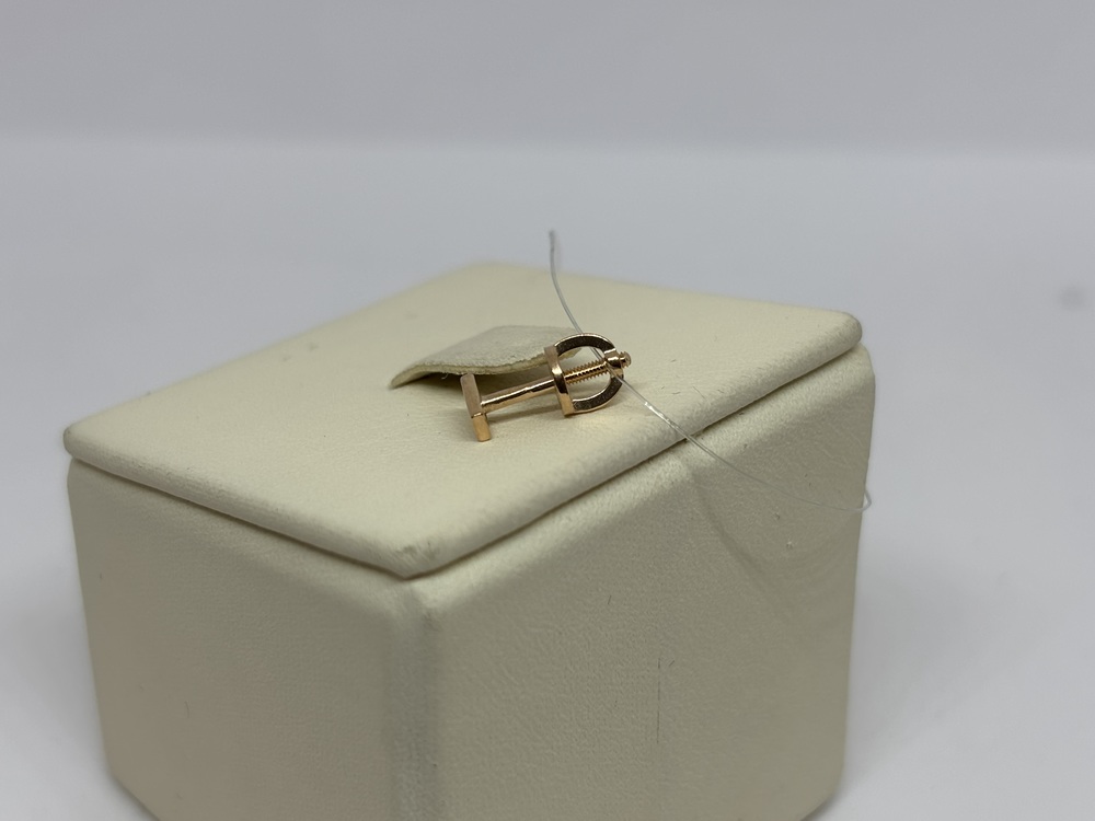 СЕРЬГИ ПУСЕТА без камня (Au 585)