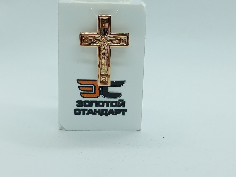 ПОДВЕСКА КРЕСТ без камня (Au 585)