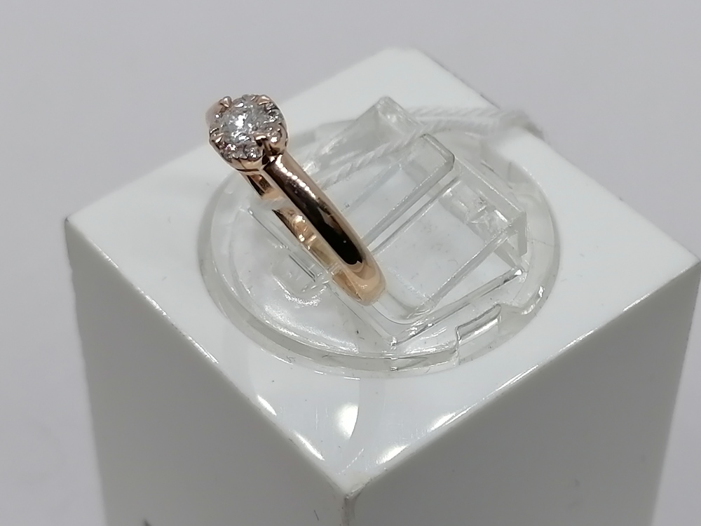 КОЛЬЦО БРИЛЛИАНТ Au 585