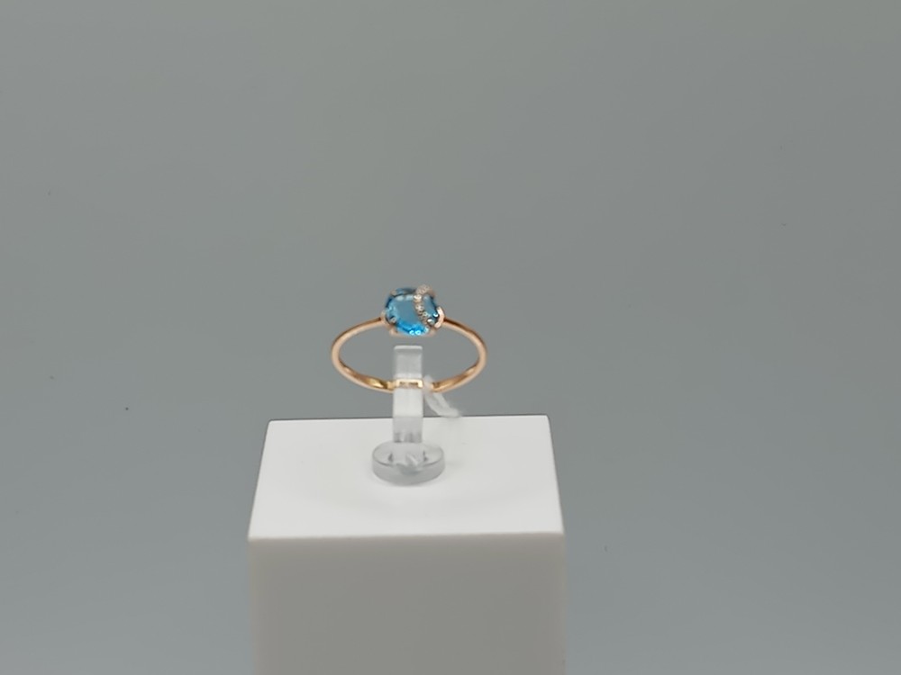 КОЛКМИ585 КОЛЬЦО С КАМНЯМИ (Au 585)