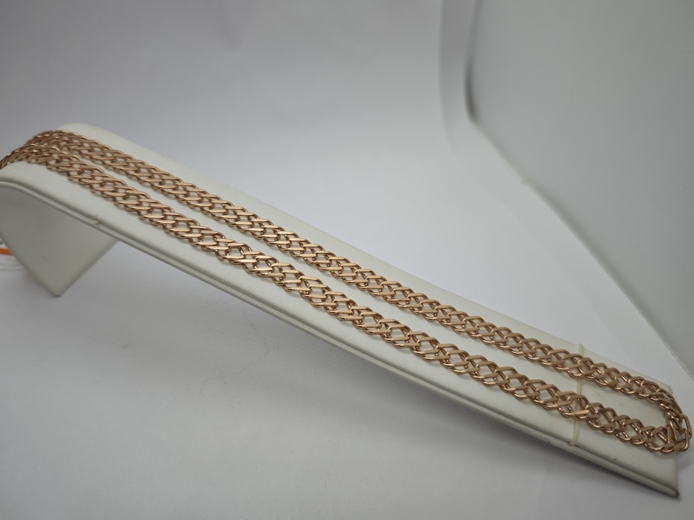 ЦЕПЬ ПОЛНОВЕСНАЯ Ромб двойной (Au 585)