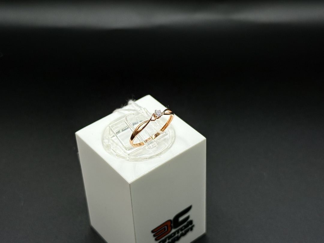 КОЛКМ585 КОЛЬЦО С КАМНЕМ (Au 585)