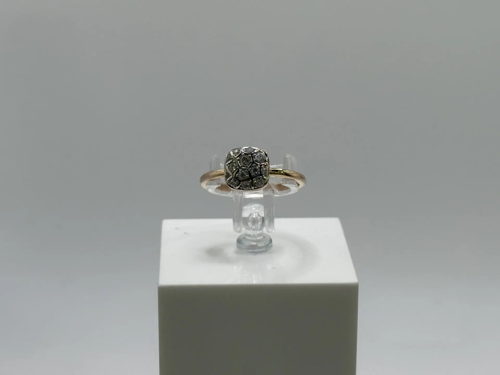 КОЛЬЦО С КАМНЯМИ (Au 585)