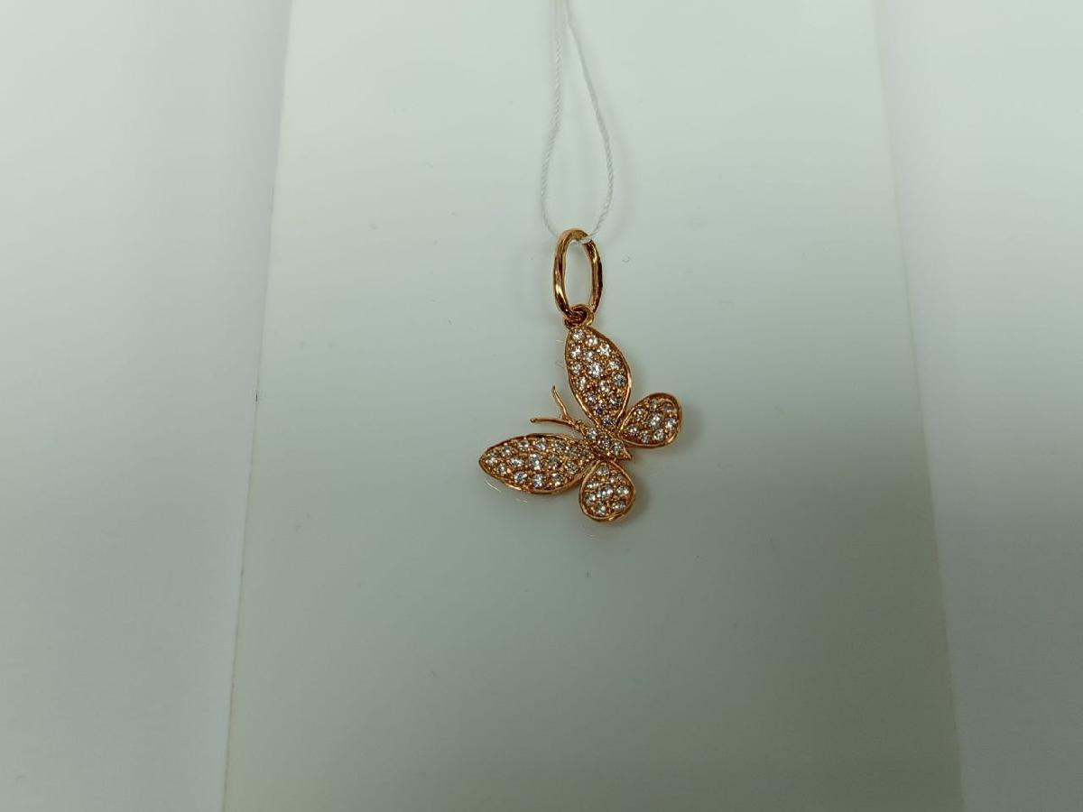 ПОДКМИ585 ПОДВЕСКА С КАМНЯМИ (Au 585)