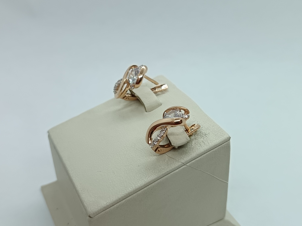 СЕРЬГИ С КАМНЯМИ (Au 585)