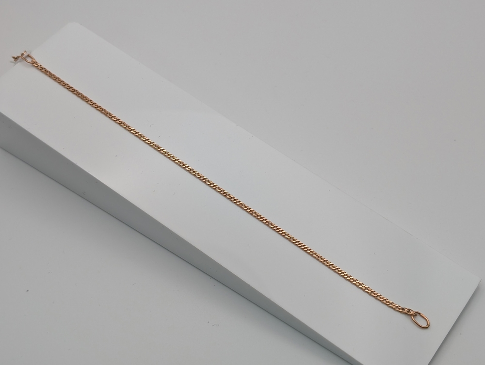 БРАСЛЕТ ПОЛНОВЕСНЫЙ Ромб двойной Au 585