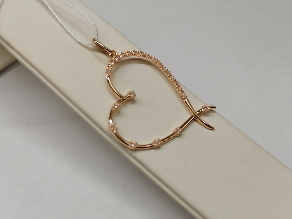 ПОДВЕСКА С КАМНЯМИ (Au 585)