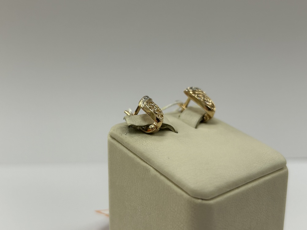 СЕРЬГИ С КАМНЯМИ (Au 585)