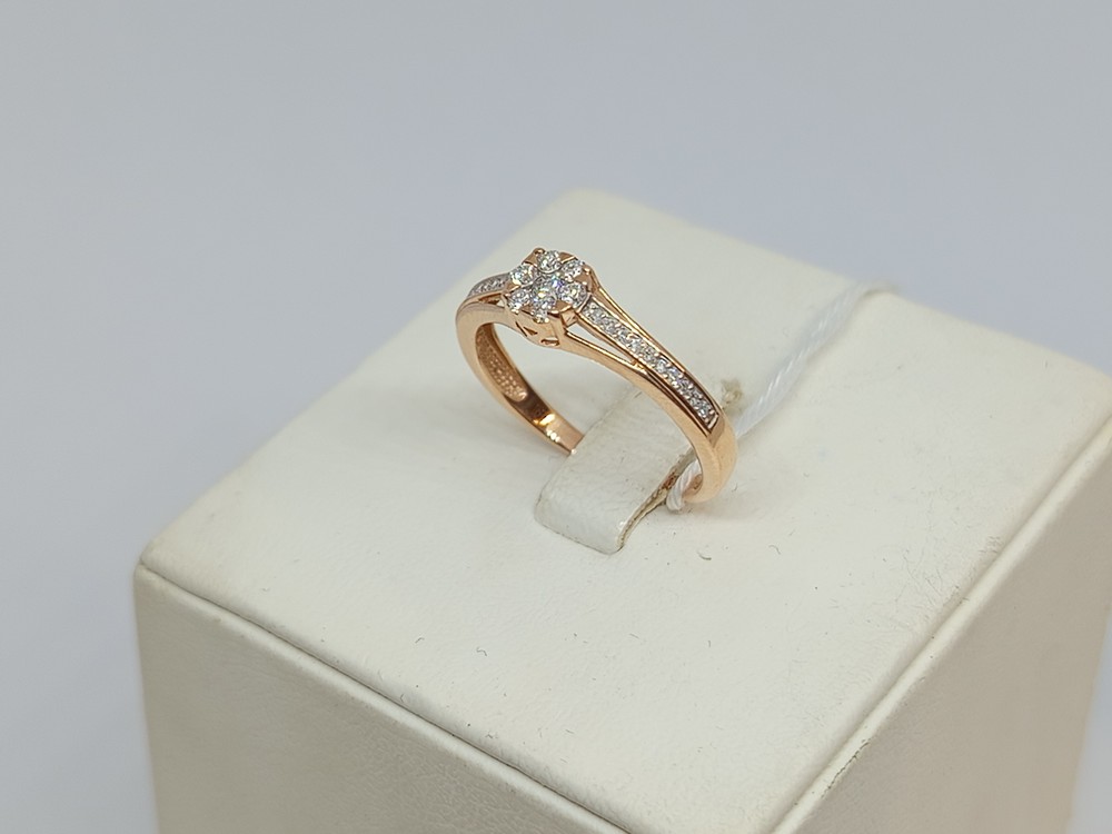 КОЛЬЦО БРИЛЛИАНТ Au 585