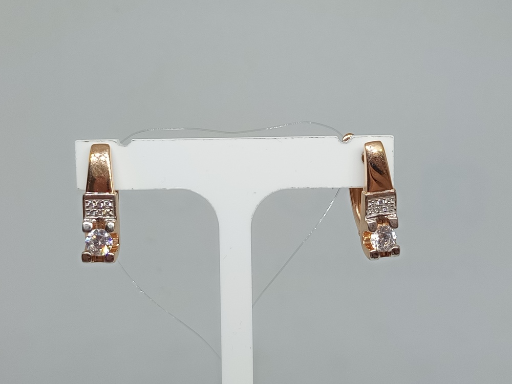 СЕРЬГИ С КАМНЯМИ (Au 585)