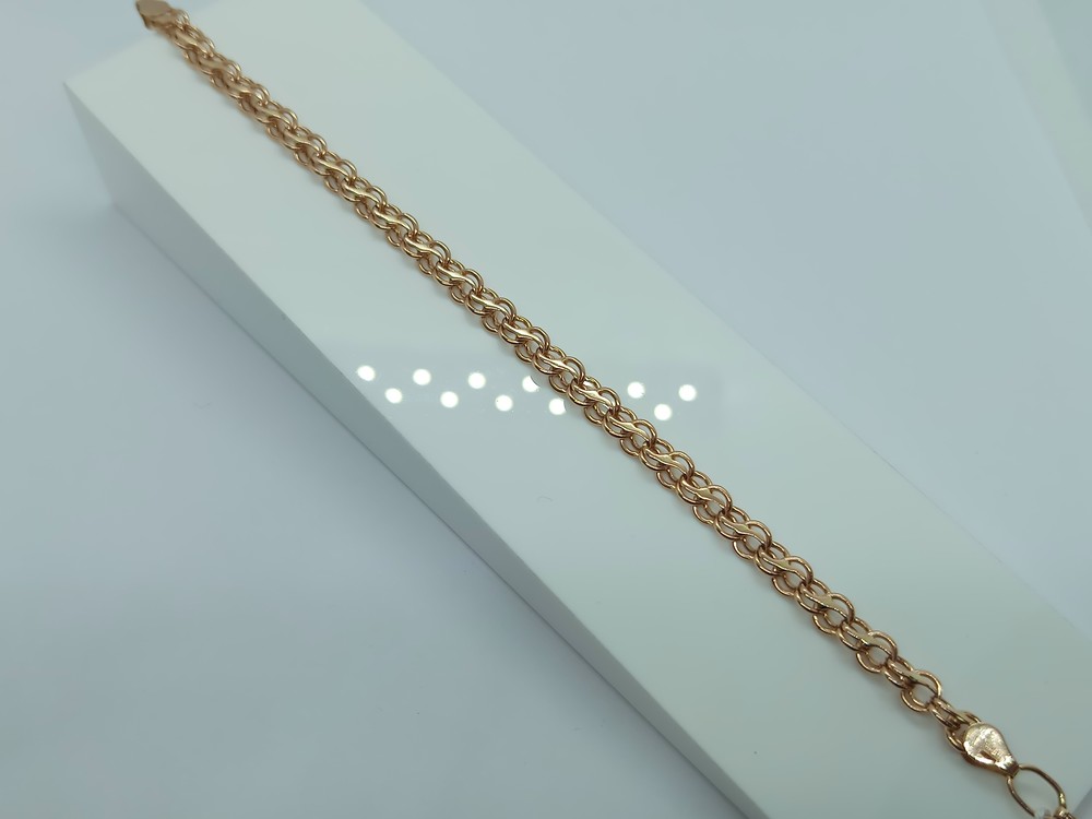 БРАСЛЕТ ПОЛНОВЕСНЫЙ Ручеек Au 585