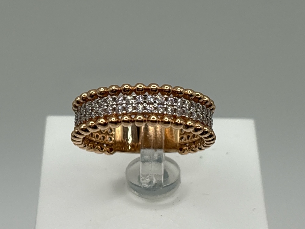 04-61-0274-00 КОЛЬЦО С КАМНЯМИ (Au 585)