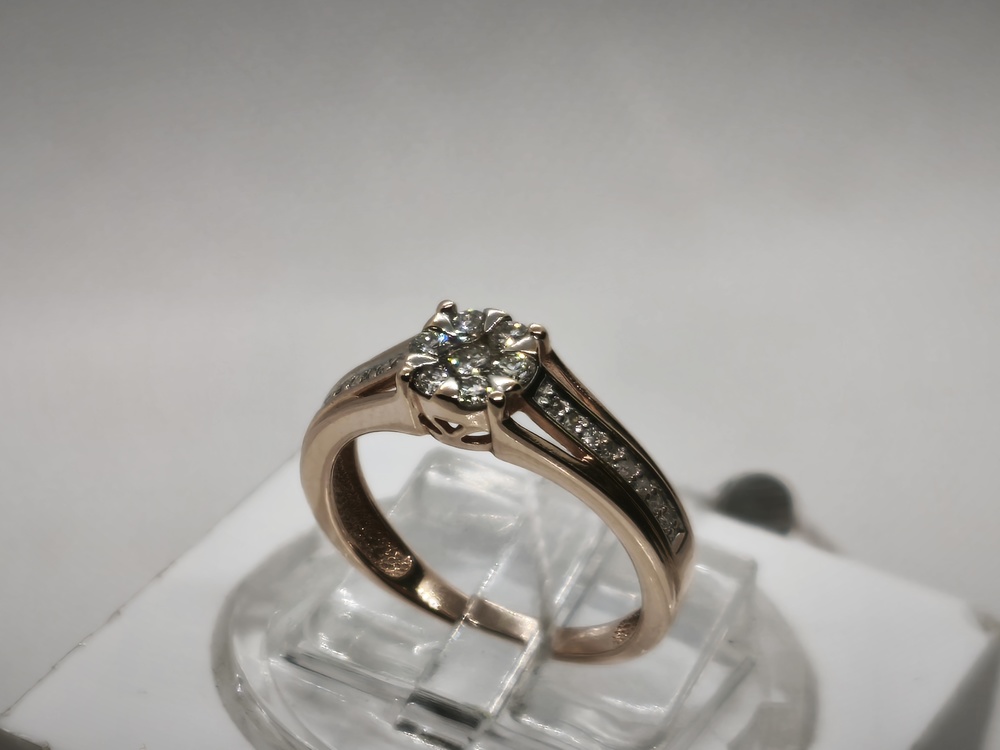 КОЛЬЦО БРИЛЛИАНТ Au 585