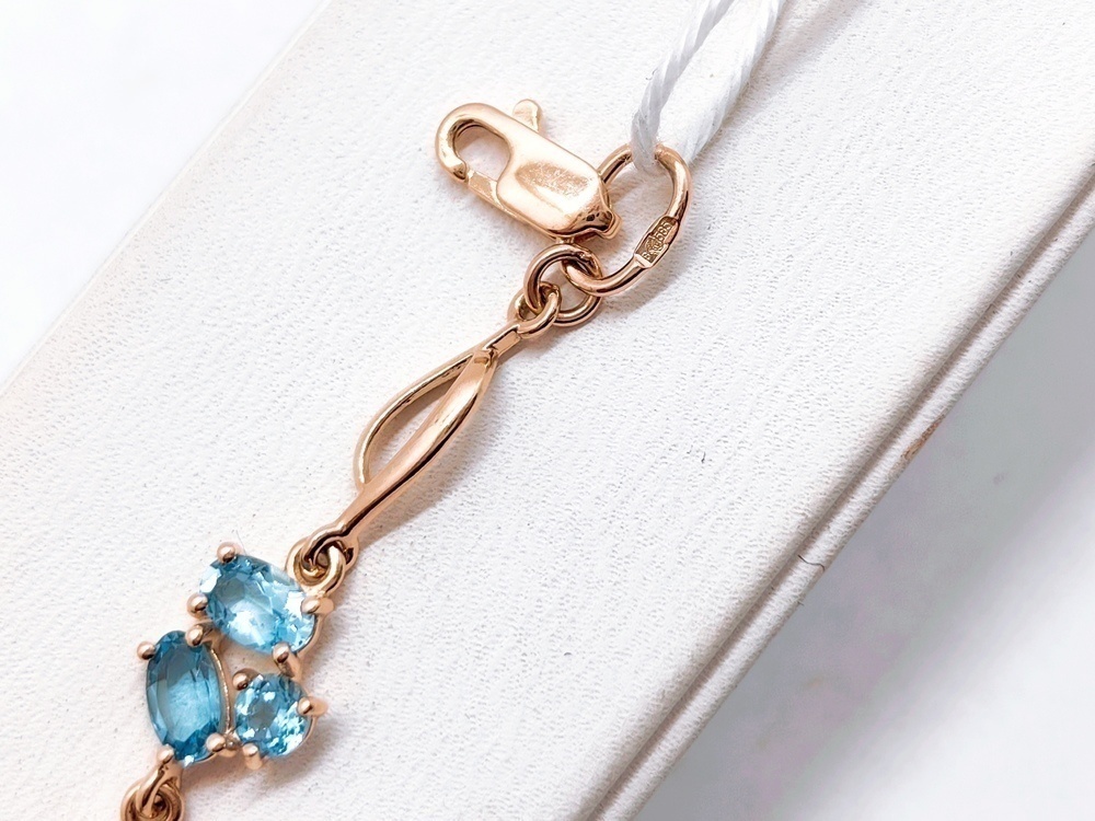 БРАСЛЕТ С КАМНЯМИ (Au 585)