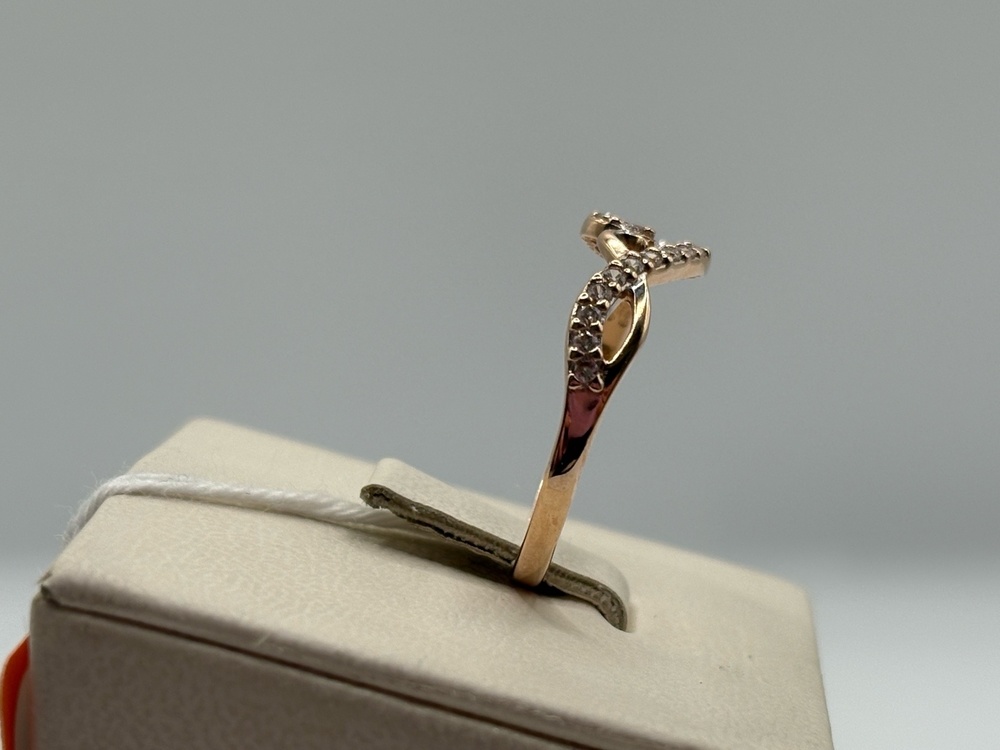 КОЛКМИ375 КОЛЬЦО С КАМНЯМИ (Au 375)