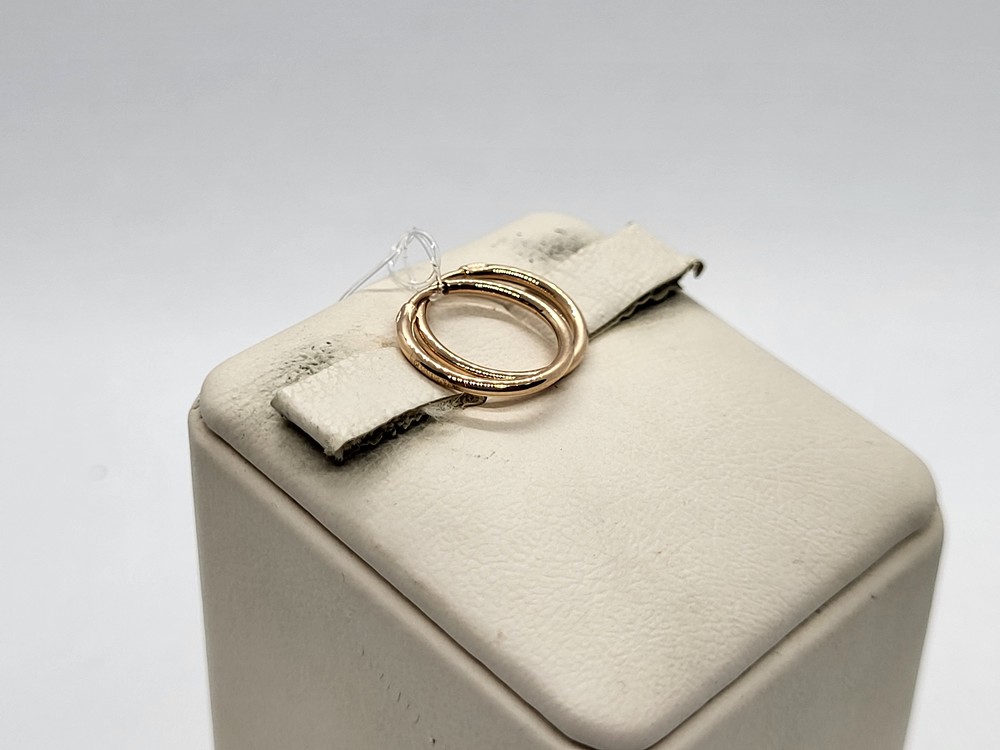 СЕРЬГИ КОНГО без камня (Au 585)