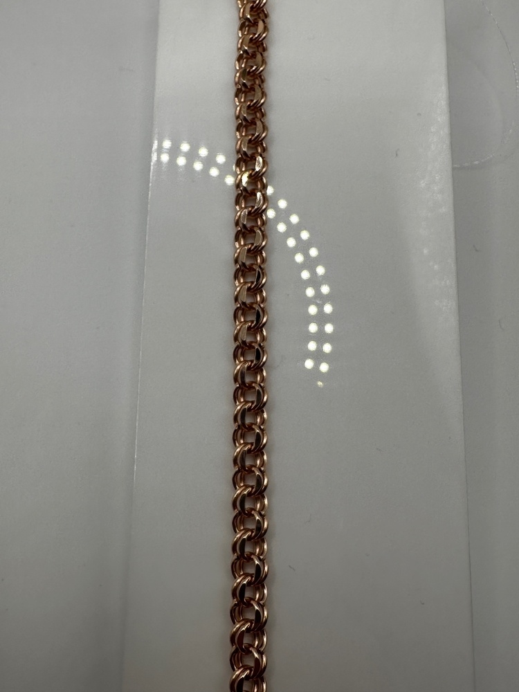 БРАСЛЕТ ПУСТОТЕЛЫЙ Бисмарк (Au 585)