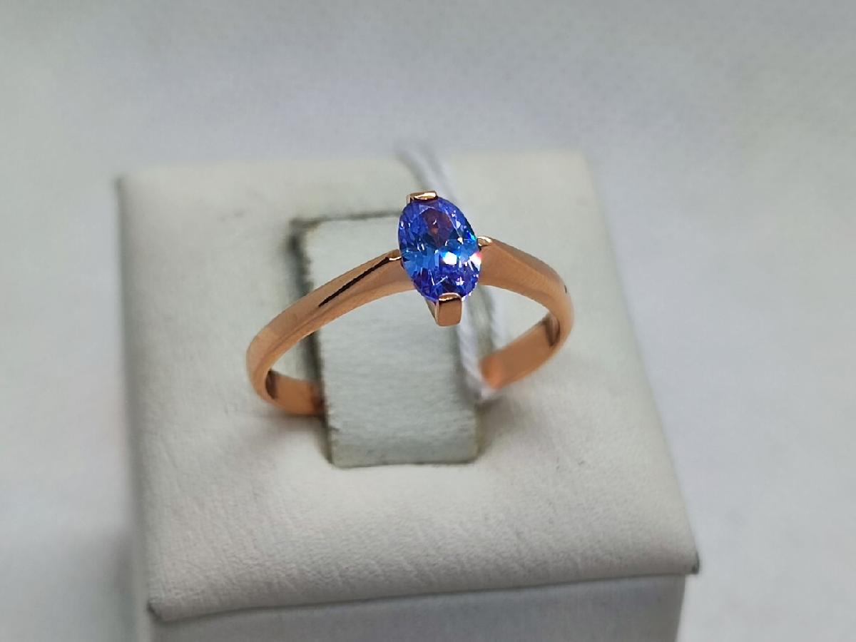 КОЛЬЦО С КАМНЕМ (Au 585)