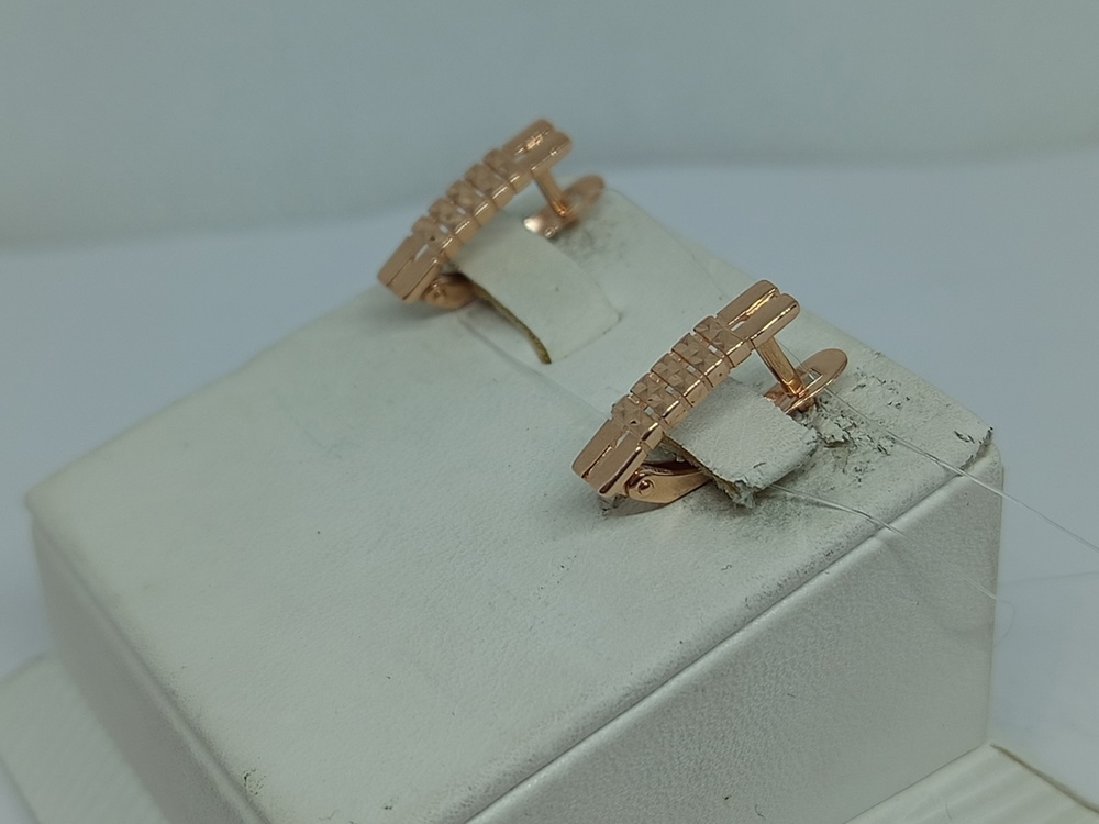 СЕРЬГИ БЕЗ КАМНЯ (Au 585)