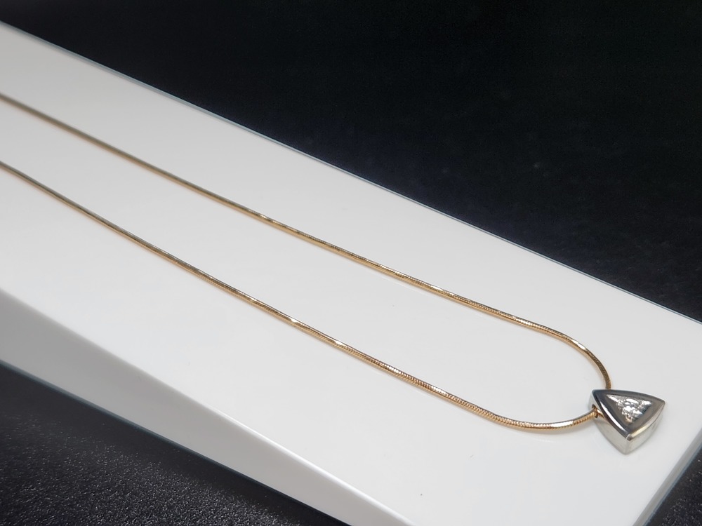 КОЛЬЕ БРИЛЛИАНТ Au 585