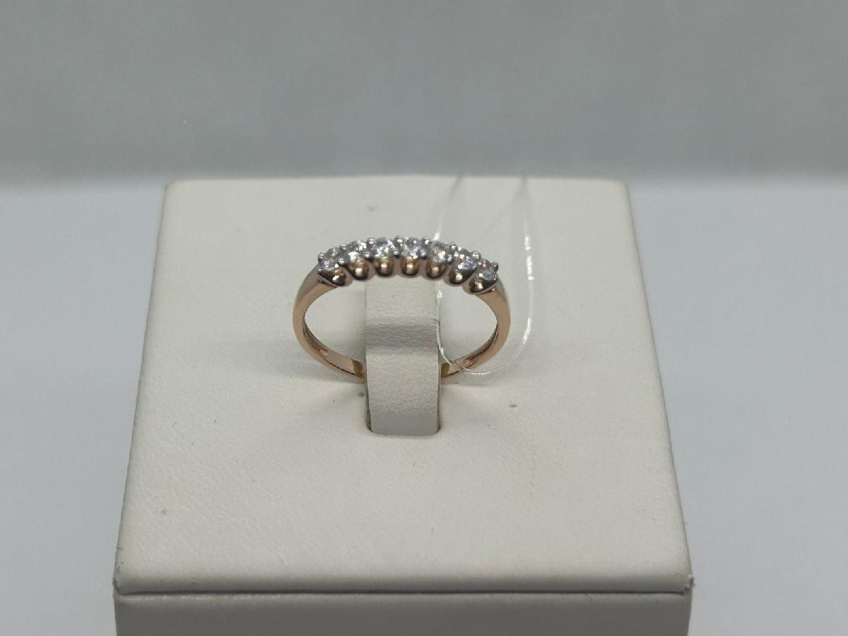 КОЛЬЦО С КАМНЯМИ (Au 585)