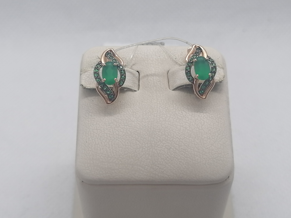 51-320-01614-3 СЕРЬГИ С КАМНЯМИ (Au 585)