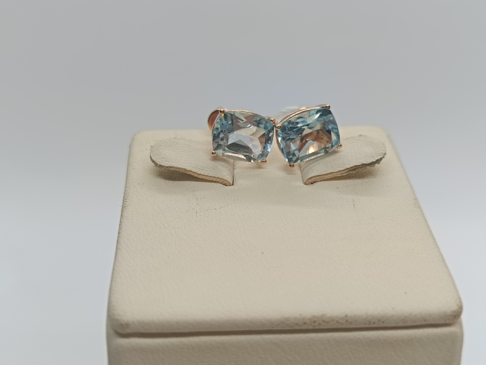 СЕРЬГИ С КАМНЕМ (Au 585)