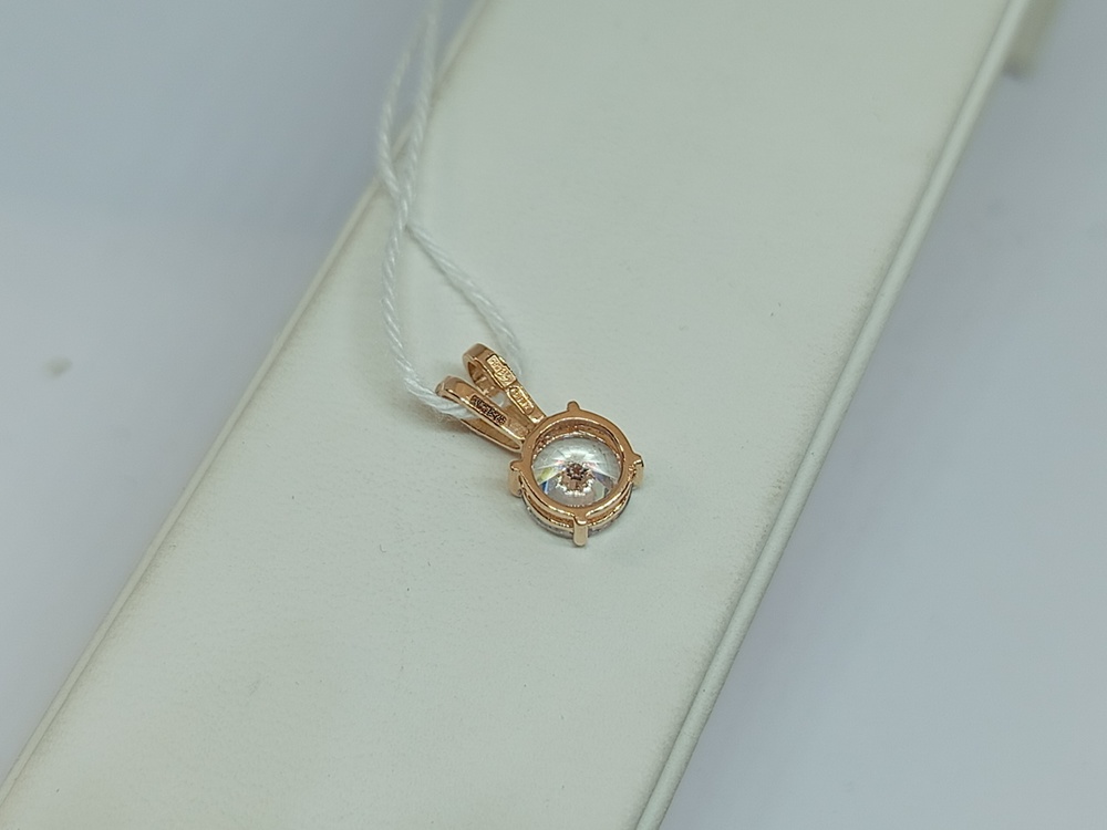 ПОДКМ585 ПОДВЕСКА С КАМНЕМ (Au 585)