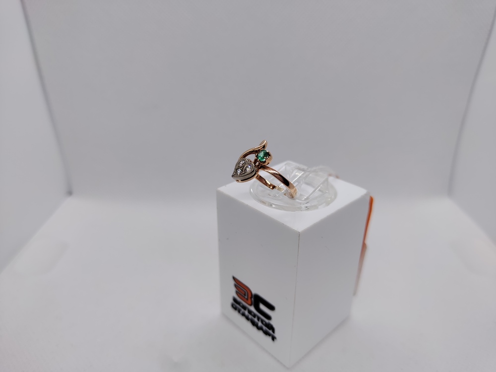 КОЛКМИ585 КОЛЬЦО С КАМНЯМИ (Au 585)