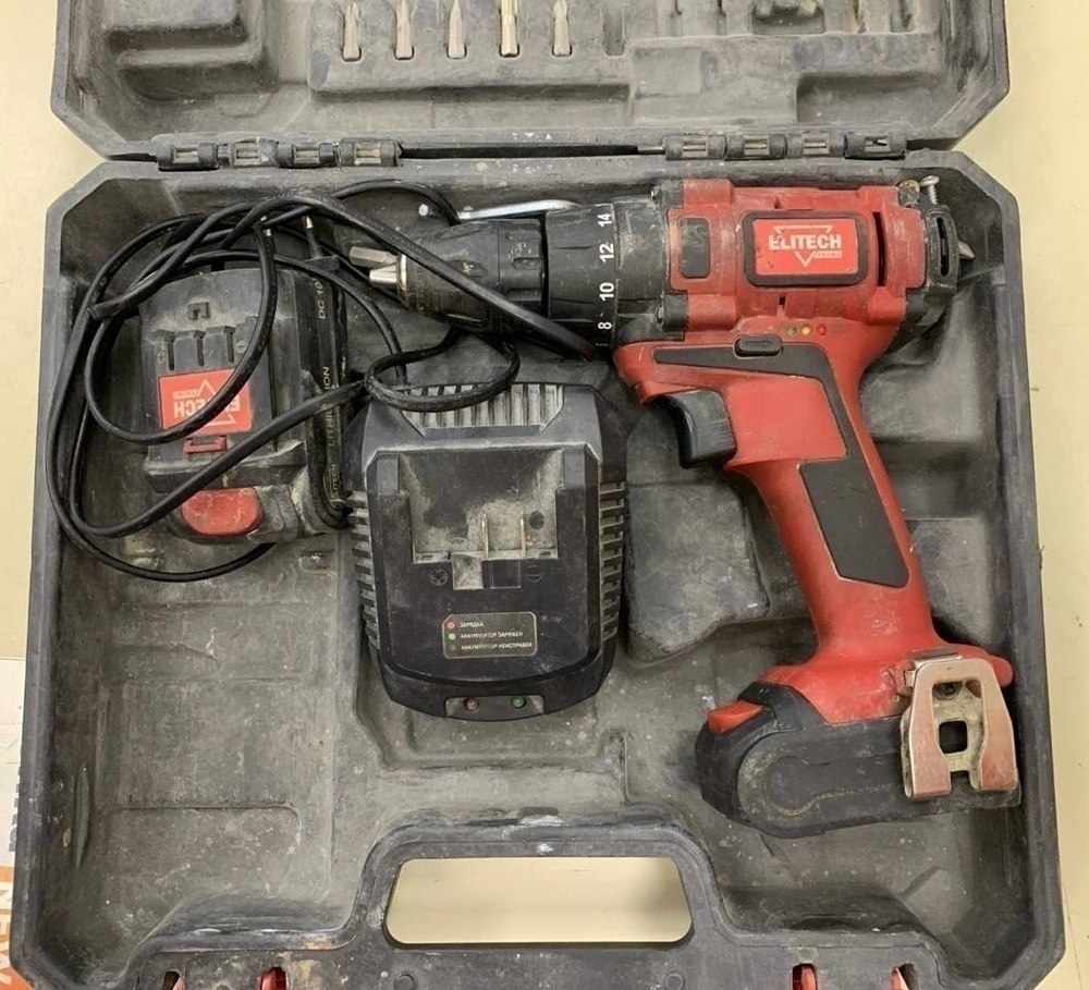 Шуруповерт Elitech ДА 10.8СЛК2