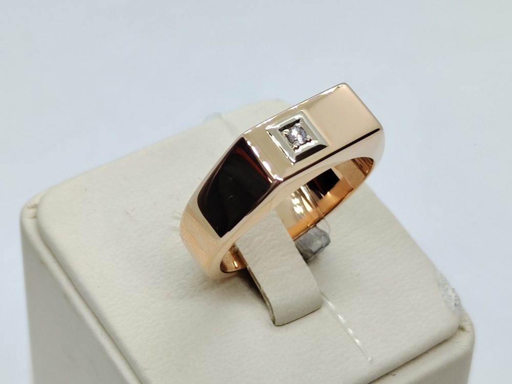 КОЛЬЦО ПЕЧАТКА с камнем (Au 585)