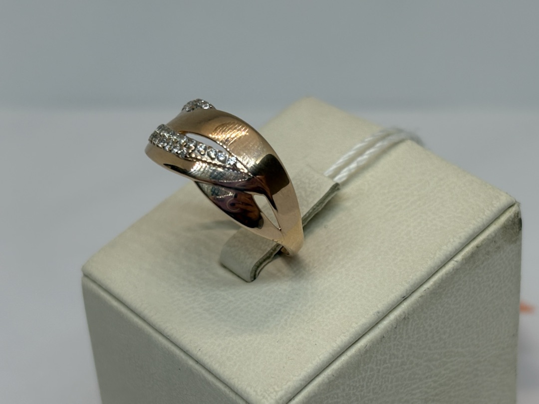 КОЛКМИ585 КОЛЬЦО С КАМНЯМИ (Au 585)