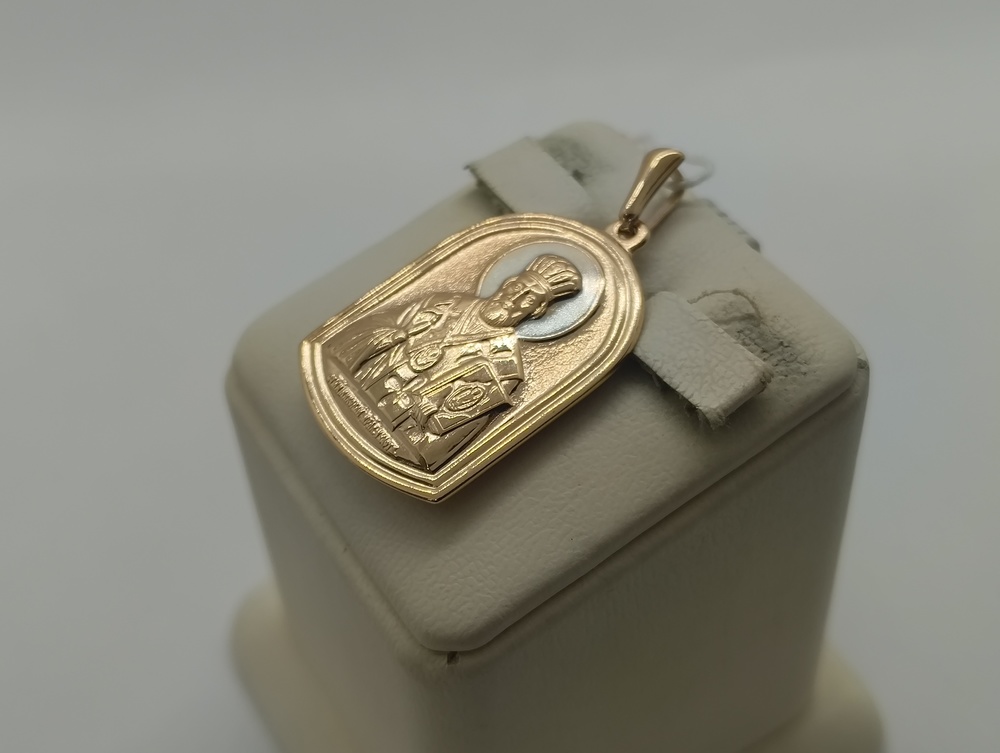 ПОДИБК585 ПОДВЕСКА ИКОНА БЕЗ КАМНЯ (Au 585)