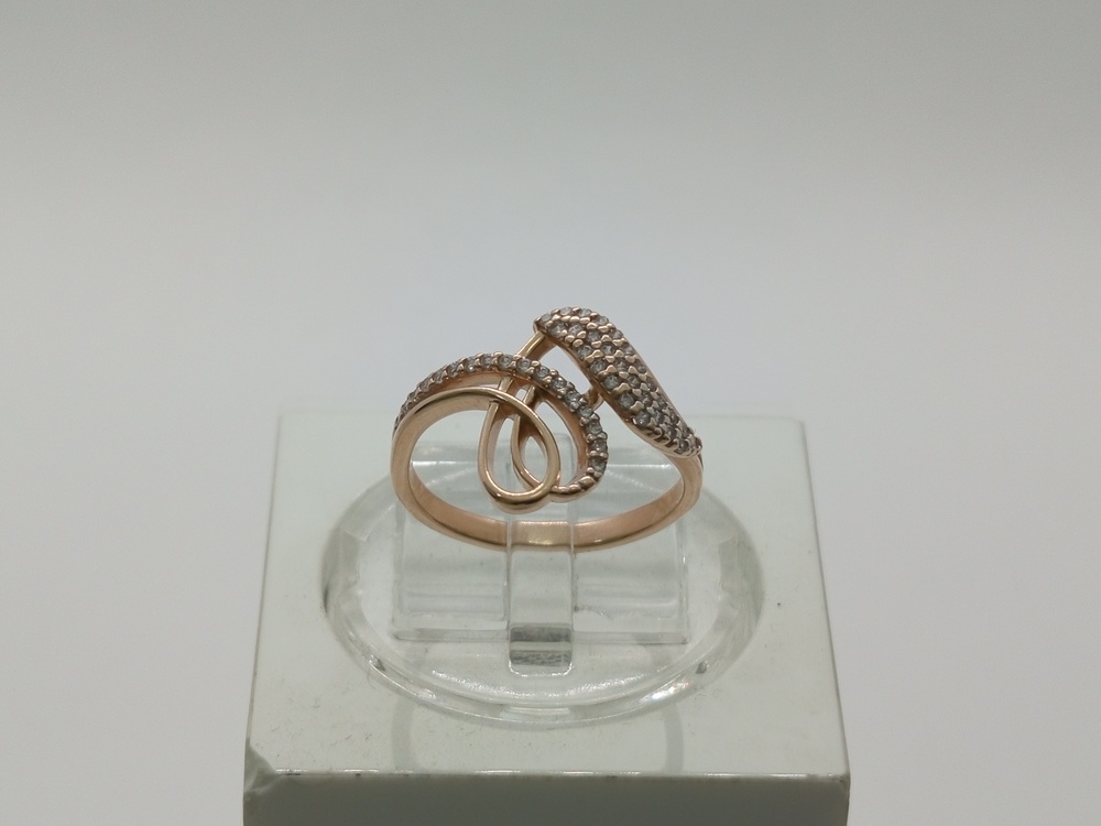 КОЛКМИ585 КОЛЬЦО С КАМНЯМИ (Au 585)