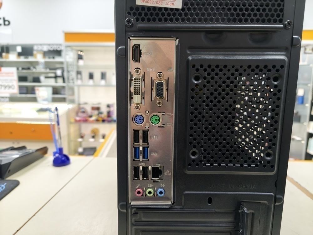 Системный блок Ginzzu; Core i3-10100, Intel UHD Graphics, 8 Гб, 512 GB, Нет