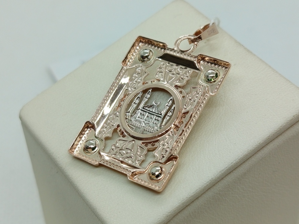 ПОДВЕСКА МЕЧЕТЬ с камнями (Au 585)