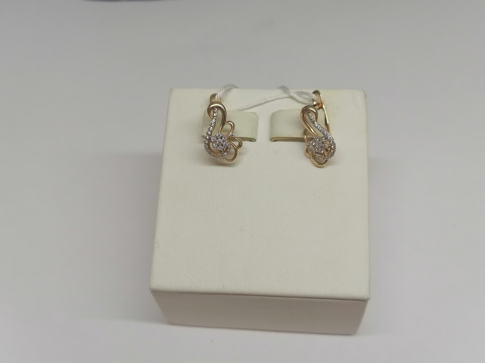 СЕРЬГИ С КАМНЯМИ (Au 585)