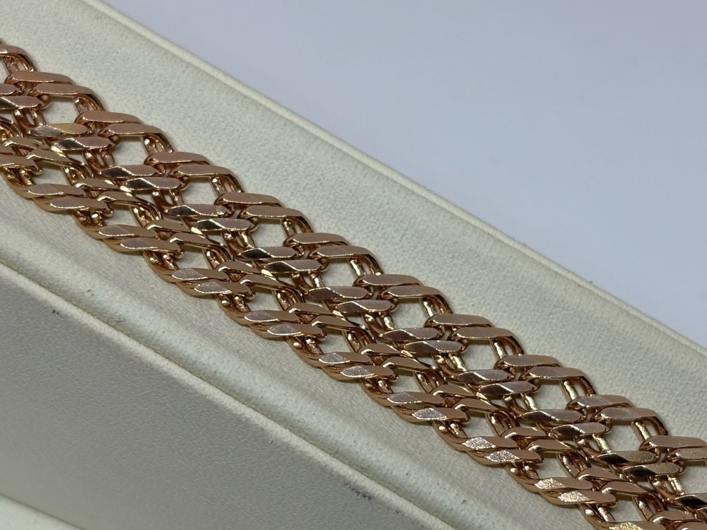 ЦЕПЬ ПОЛНОВЕСНАЯ Ромб двойной (Au 585)