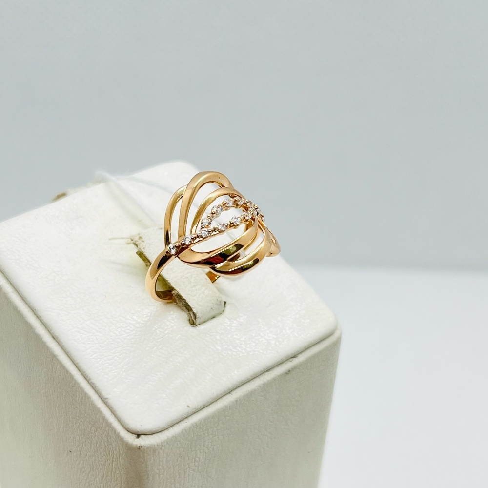 КОЛКМИ585 КОЛЬЦО С КАМНЯМИ (Au 585)