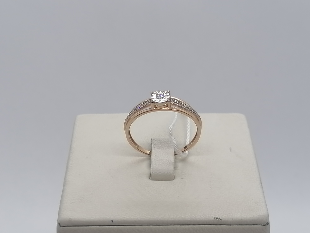 КОЛЬЦО БРИЛЛИАНТ Au 585