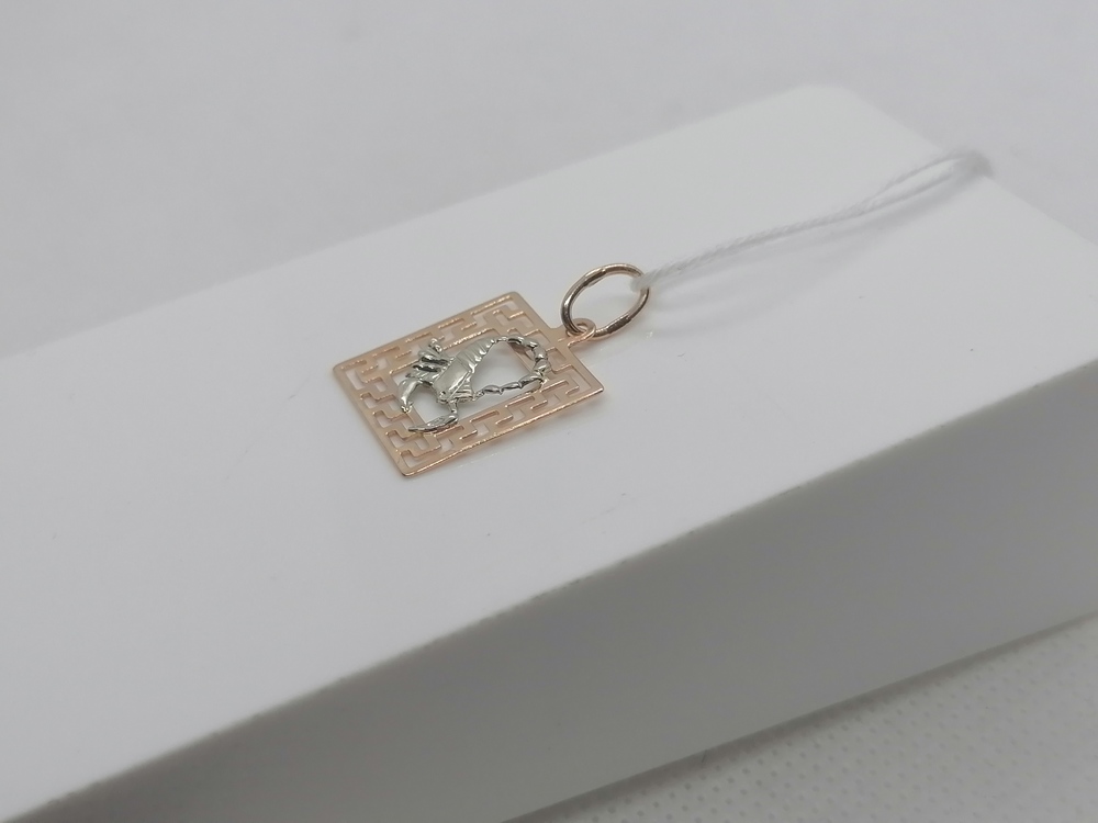 ПОДВЕСКА ЗНАК ЗОДИАКА СКОРПИОН Au 585