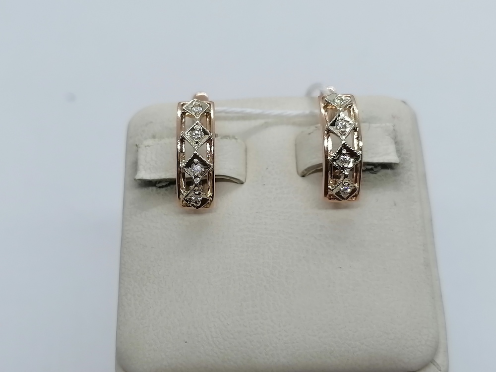 СЕРЬГИ С КАМНЯМИ (Au 585)