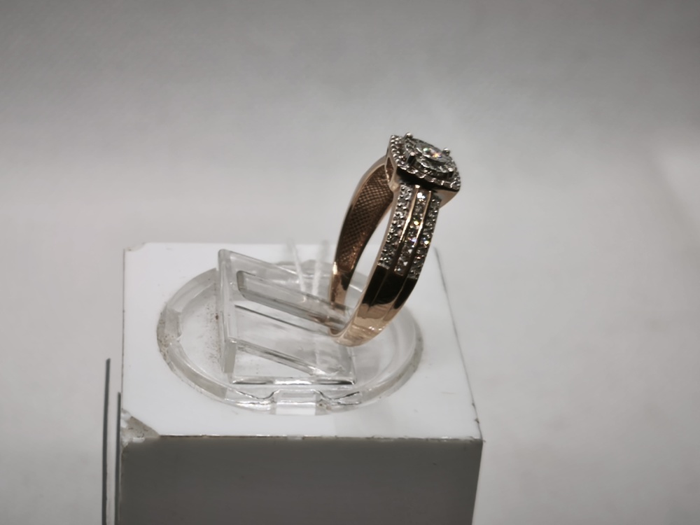 КОЛЬЦО БРИЛЛИАНТ Au 585