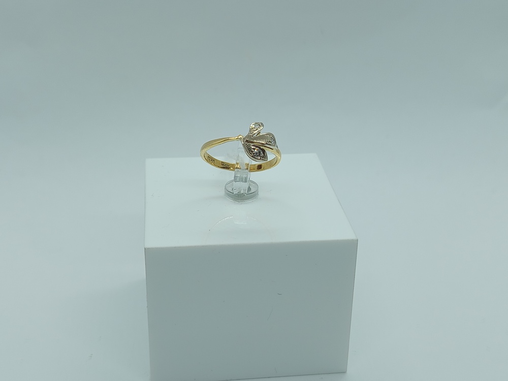 КОЛЬЦО БРИЛЛИАНТ Au 750